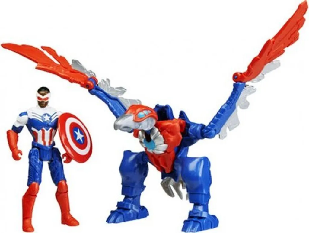 Marvel Captain America Mechasaurus Figurine Articulée et Combinable - 5