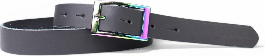 FRONHOFER Kindergürtel mit bunter Schnalle, echt Leder, 2,5 cm breit