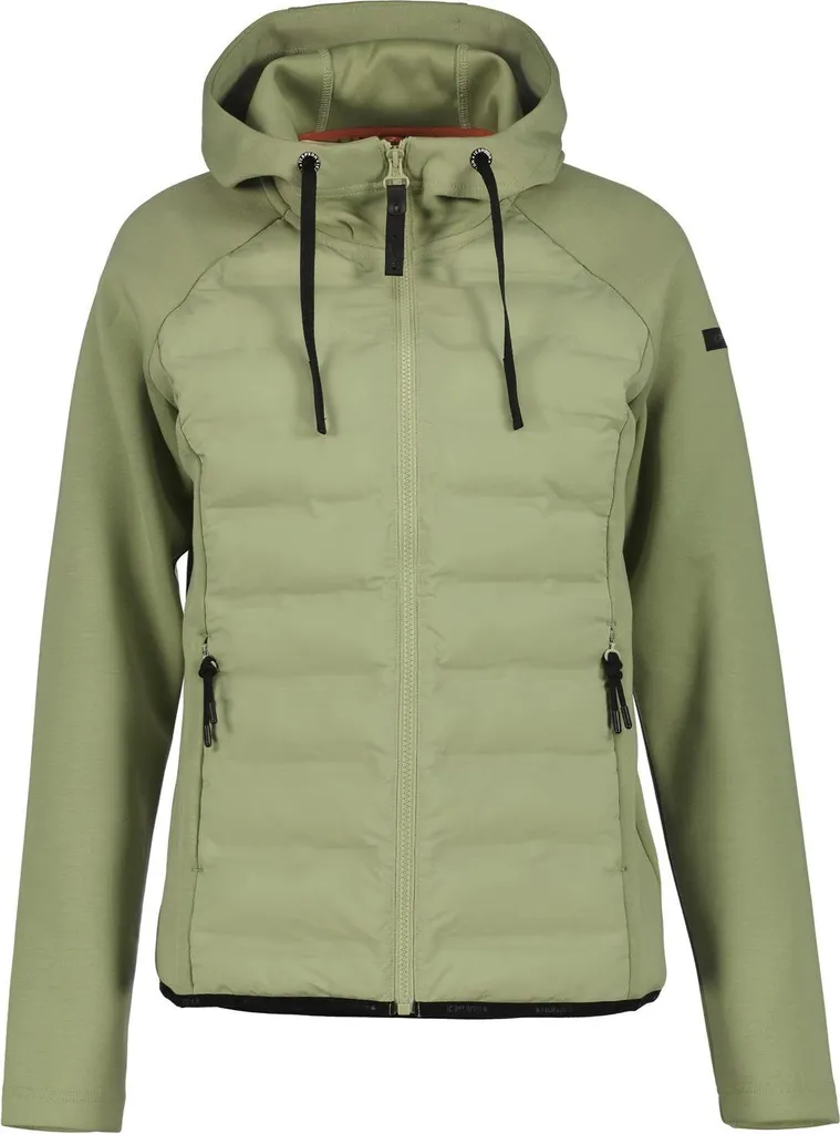 Giacca da donna ICEPEAK Ashburn con cappuccio verde XL
