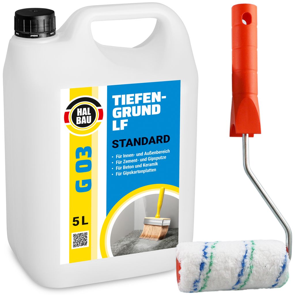 Tiefengrund 5L Tiefgrund LF Farben Tapeten Putz Gips Primer Produktbild 