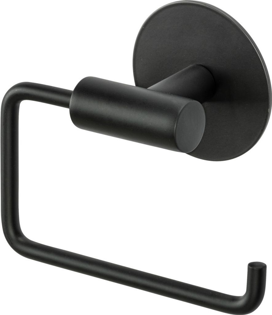 Schöner Wohnen Toilettenpapierhalter Meleto Schwarz Halterung Aufbewahrung Gäste-WC Badezimmer