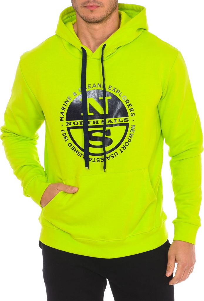 North Sails - Felpe - 9022980453-LIME-GREEN - Herren - XL Immagine del prodotto 