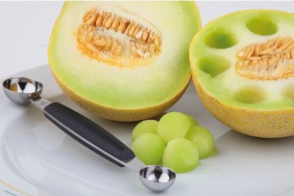 APS Kugelausstecher doppelt Ø 22 + 30 mm zum Ausstechen von Kugeln aus Obst, Gemüse oder Butter