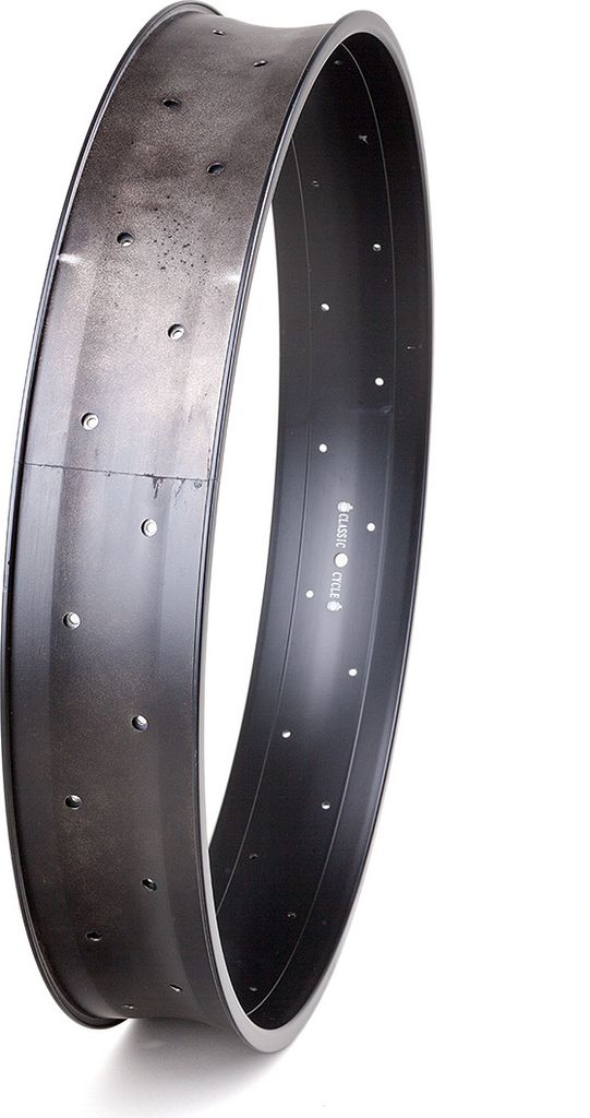 Alufelge 26 Zoll 102 mm 32 Loch mattschwarz