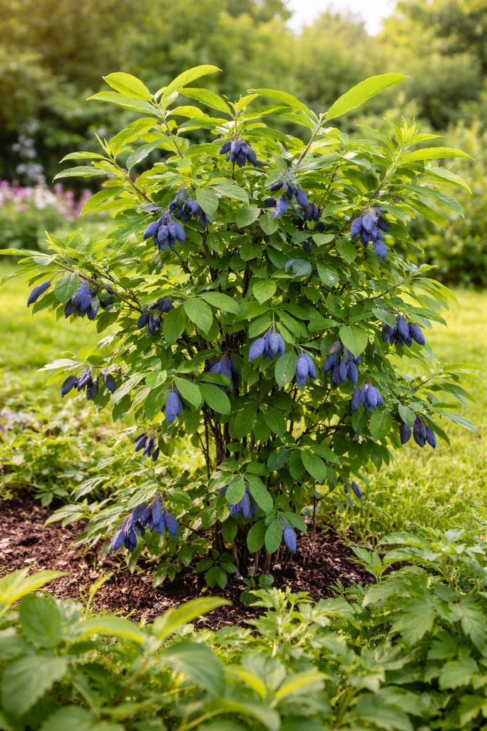 Mirtillo siberiano "Wojtek" circa 60 cm – Lonicera caerulea Immagine del prodotto 
