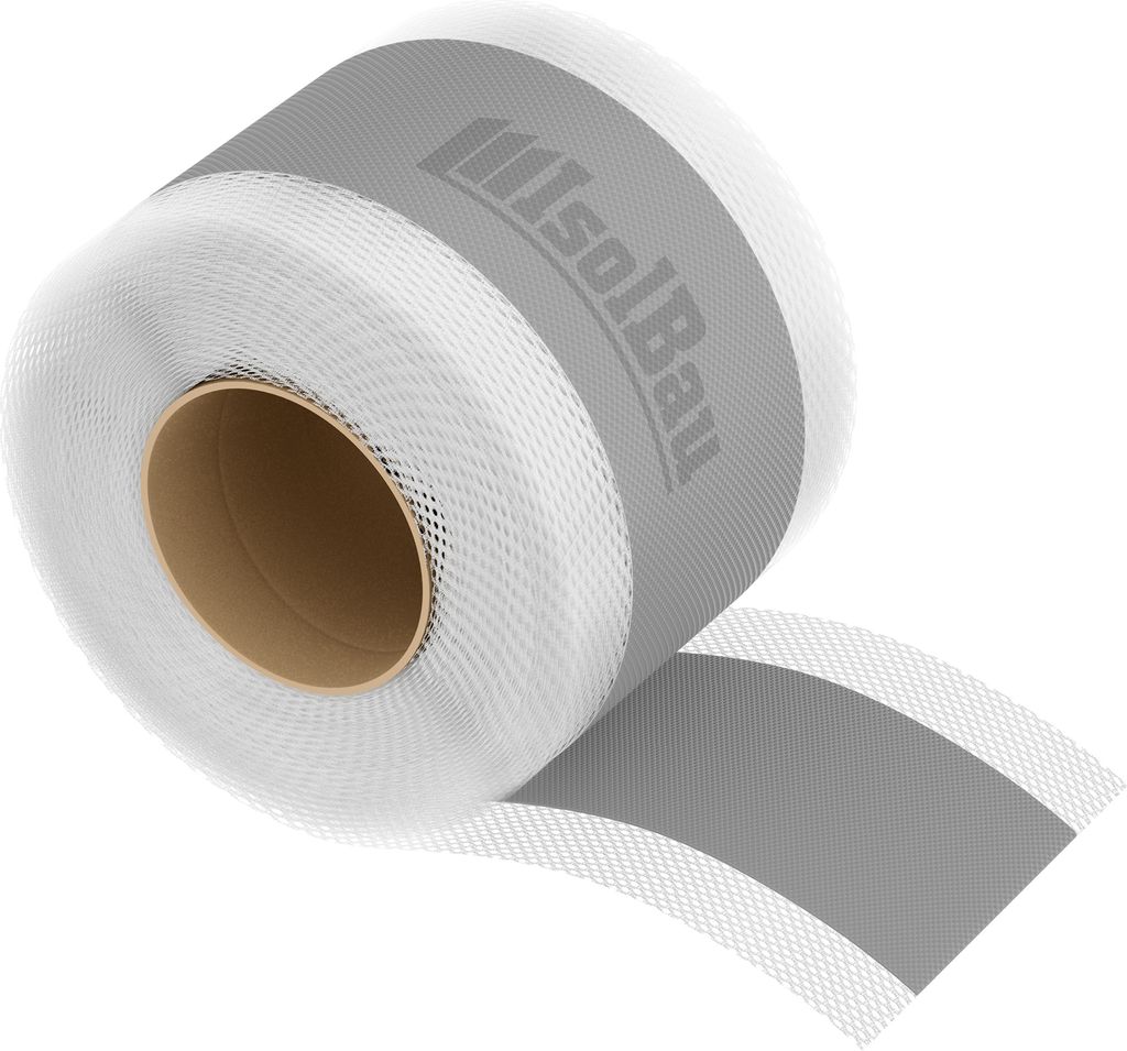 Isolbau Dichtband P2 Grau - 20 m Abdichtband Wasserdichtes Dichtungsband für Sanitär, Dusche, Bad, Fliesen, Balkon und Terrasse, Abdichtung für...