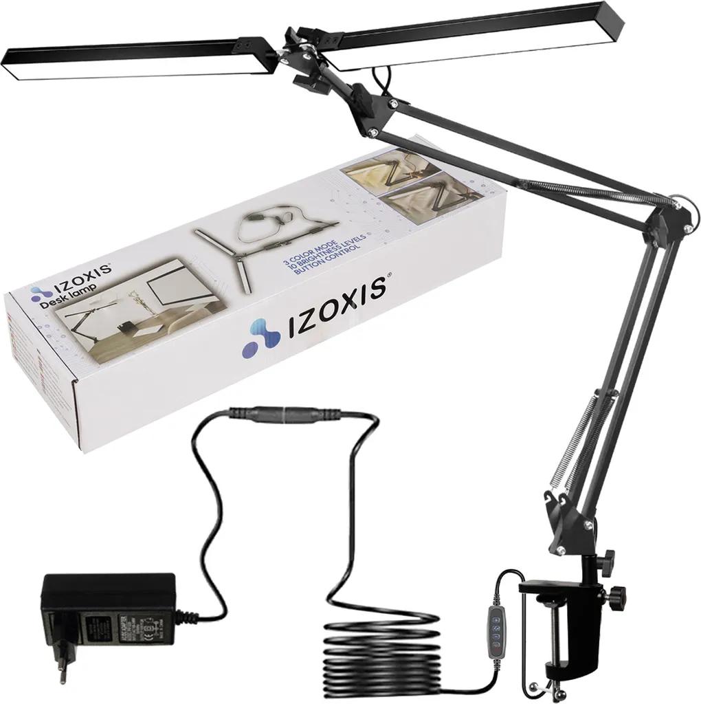 Lampe d'architecte articulée Izoxis 23080 pour table de dessin et bureau