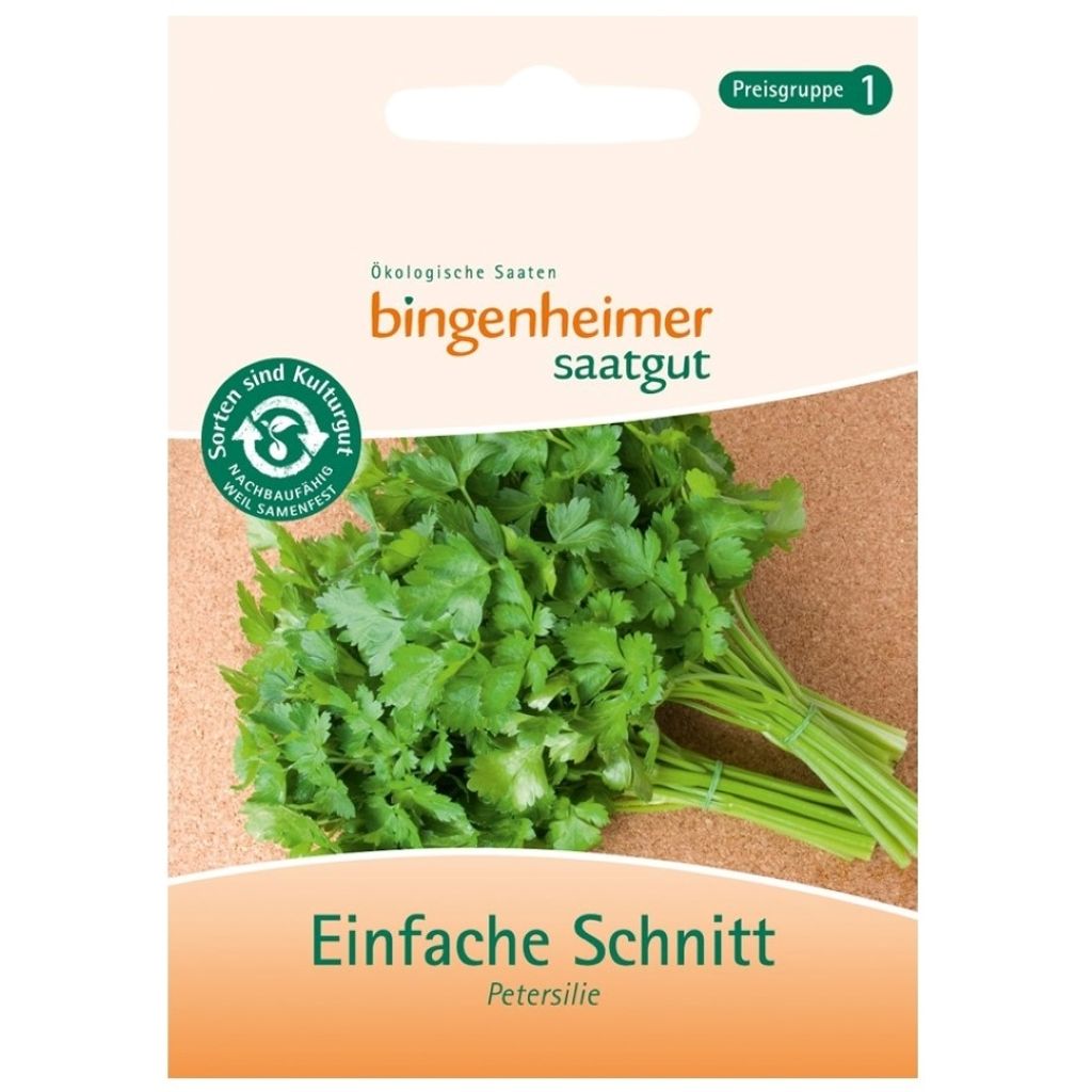 Bingenheimer Saatgut Glatte Petersilie 1 Stück