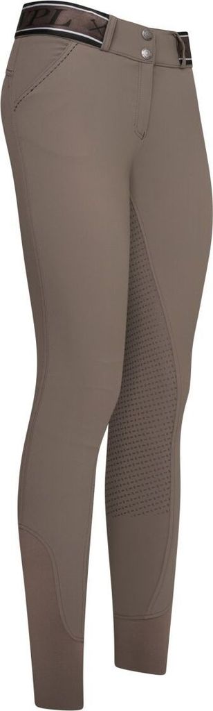 HV POLO Damen Reithose Caroline dark taupe, Größe:34