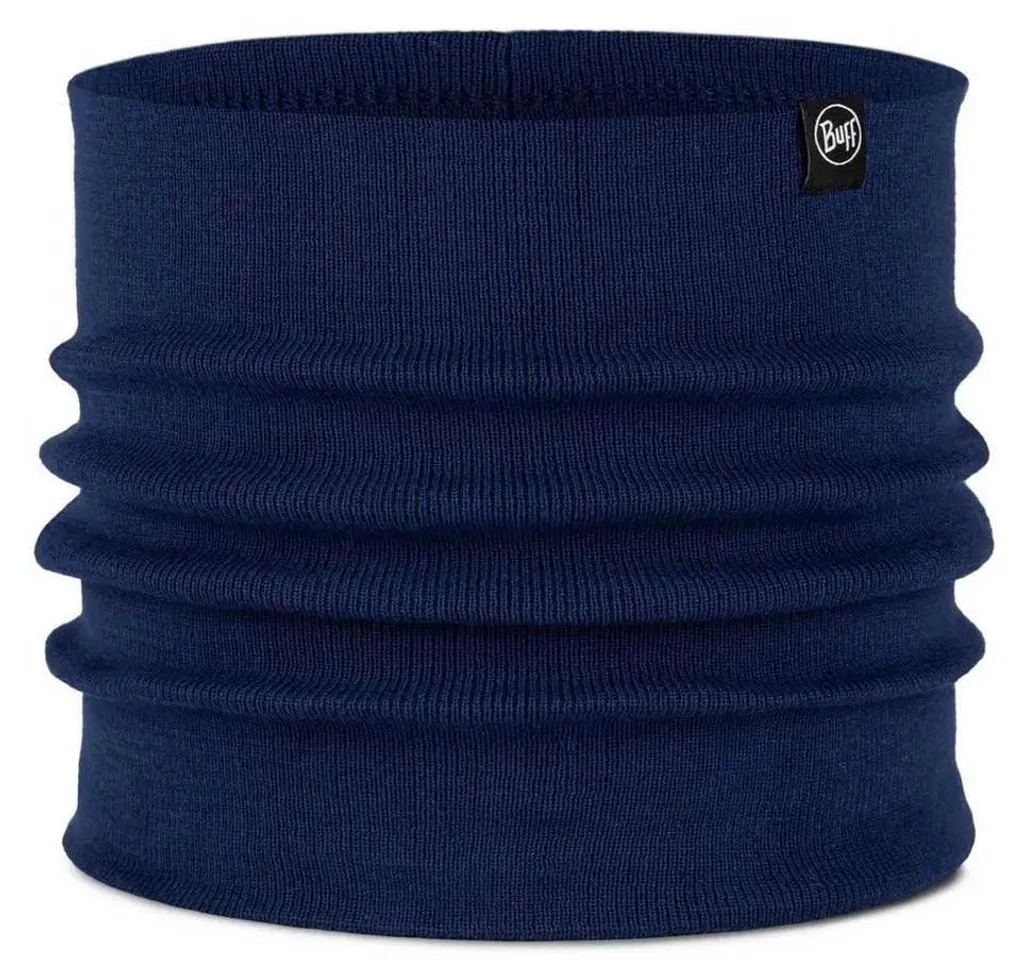 Cache-cou Buff Bleu en tricot pour Ski et Randonnée Taille unique