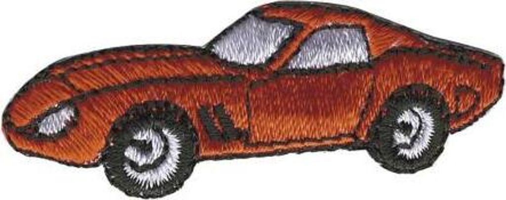 AUFNÄHER - Oldtimer Sportwagen - 02037 - Gr. ca. 2 x 5 cm - Patches Stick Applikation