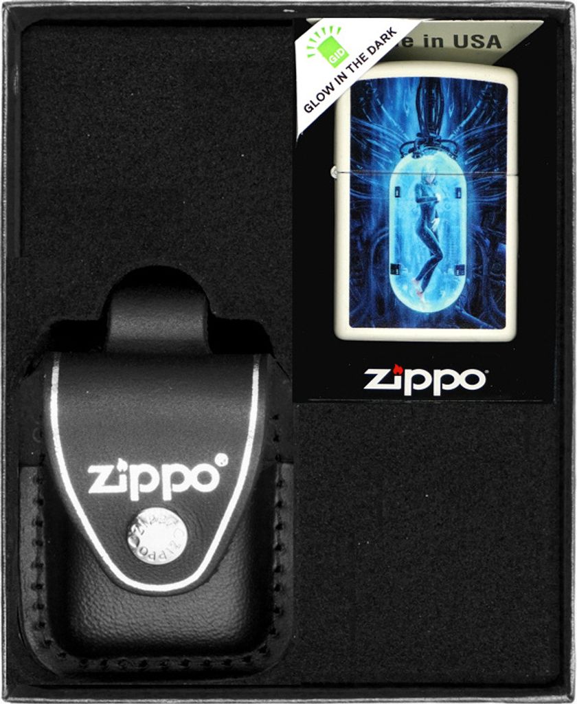 Feuerzeug-Set ZIPPO TUBE WOMAN DESIGN Geschenk No3