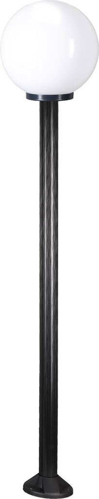 Lampe d'allée Boule opale 30cm Ø, hauteur 145cm Image du produit 