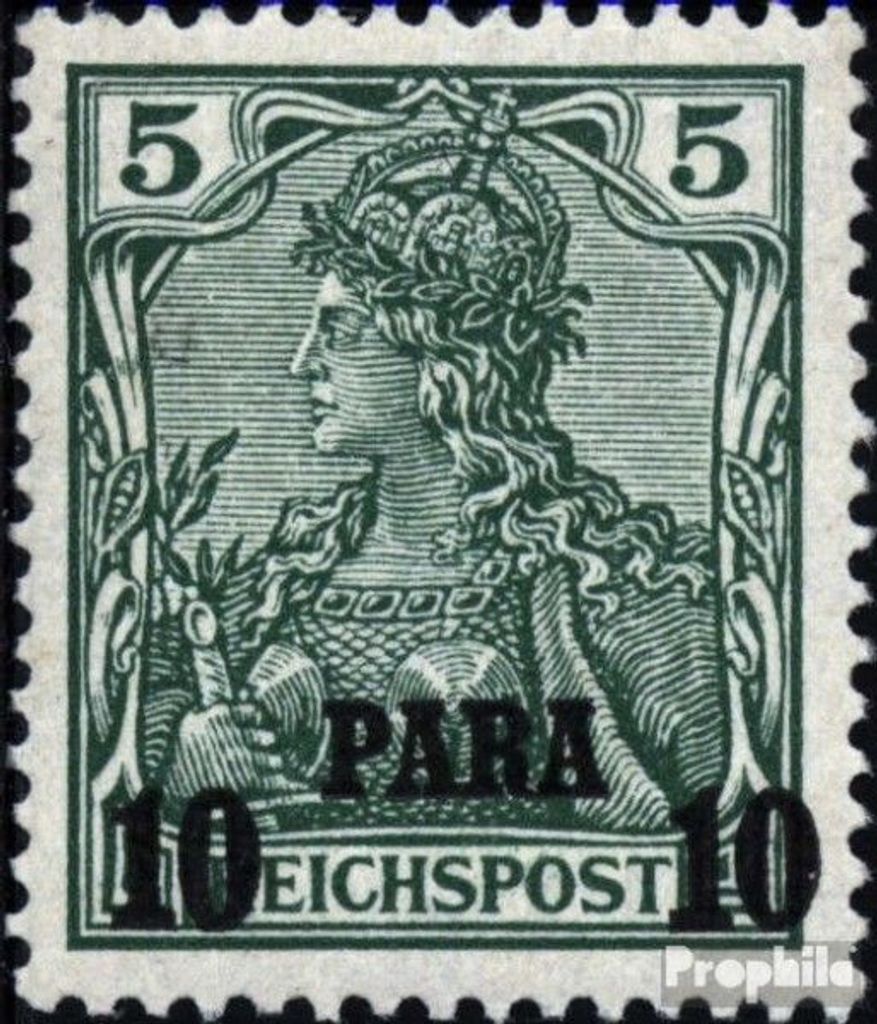 Briefmarken Dt. Post Türkei 1904 Mi 12II, Type II A mit Dach gestempelt Aufdruckausgabe