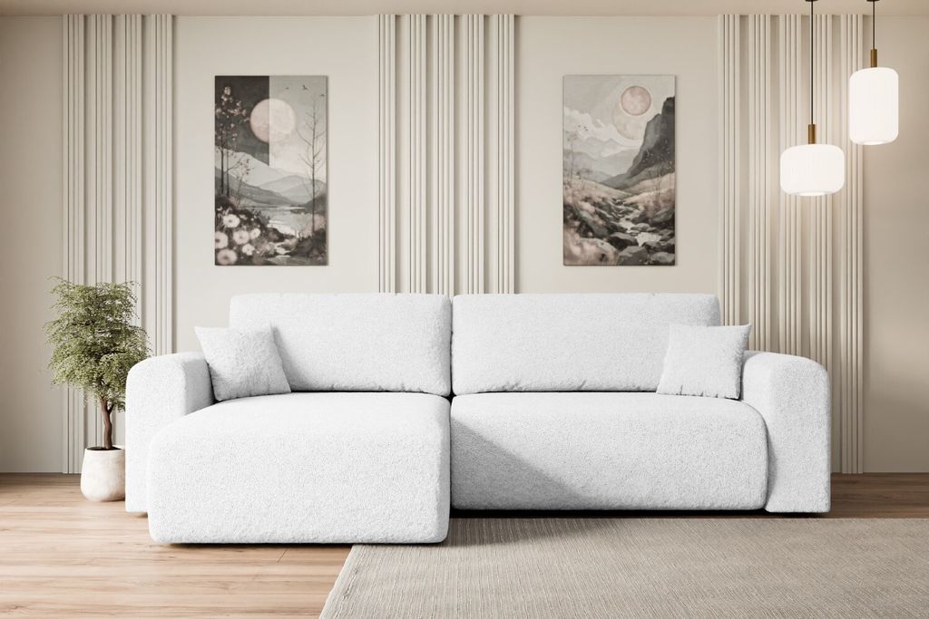 ALTDECOR Ecksofa mit Schlaffunktion und Bettkasten Corner Produktbild 