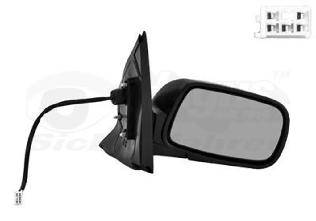 Rétroviseur Droit Chauffant Convexe VAN WEZEL 5430808 pour TOYOTA Yaris P1