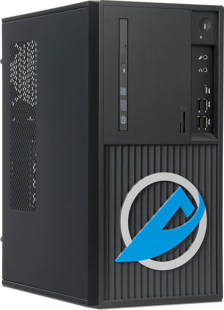 Ankermann Office Master, Intel Core i7-8700, Nvidia GeForce GT 710 4GB, 16GB RAM, 480GB NVMe SSD, Windows 11, WLAN & Bluetooth, MS Office 2024