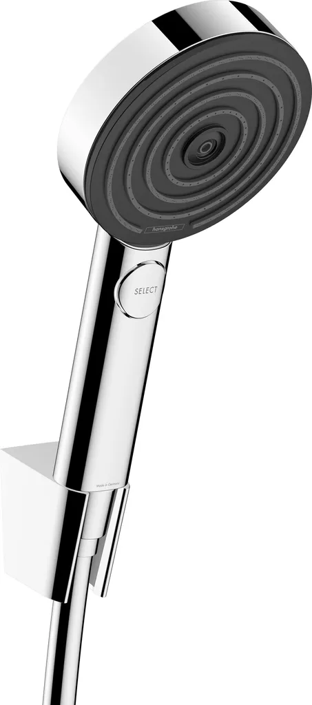 hansgrohe Pulsify Select S Set de support de douche 105 3jet Relaxation EcoSmart, avec flexibles de douche 125cm, 24306000, 24306000