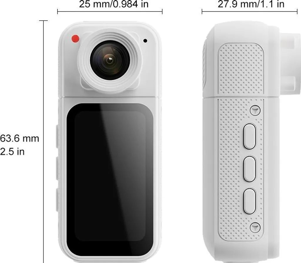 INF Action Cam 1080p HD Bianca: Sicurezza e Prove Video Bici - 3