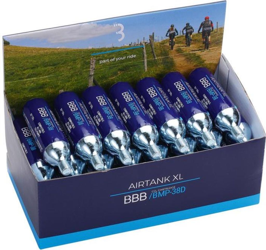 BBB Cycling BBB Cartidges Co2 Airtanks XL blau - schnelle Produktbild 