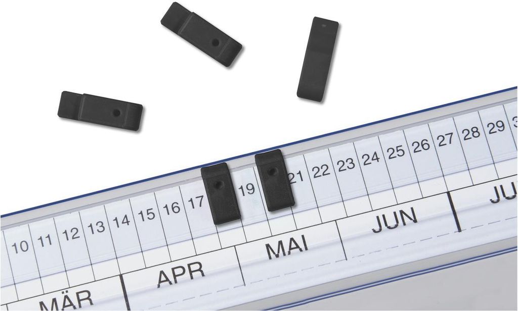 Signal-Aufstecker für die Serie VISIMAP, Breite 5 mm, Schwarz, Verpackungseinheit: 1 P/100
