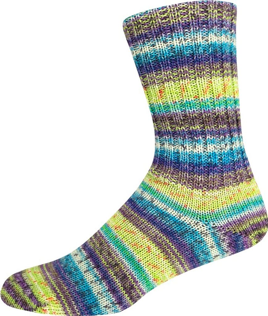 ONline Supersocke Sort. 355 Rio Color merino extrafein 4-fädige Sockenwolle 75% Schurwolle/25% Polyamid 100g/420 m LL 2960