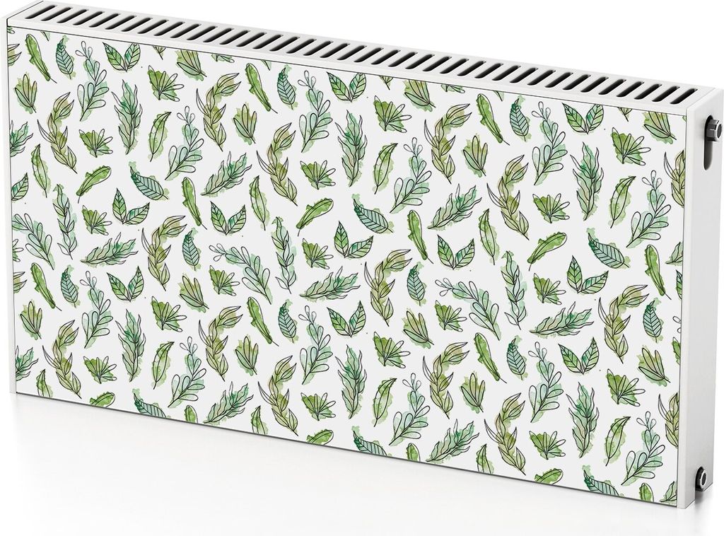 Grüne Natur – Magnetische Heizkörperabdeckung – 110x60 cm – Magnet Heizkörperabdeckung – 3D Würfel – Heizkörperverkleidung – Magne...