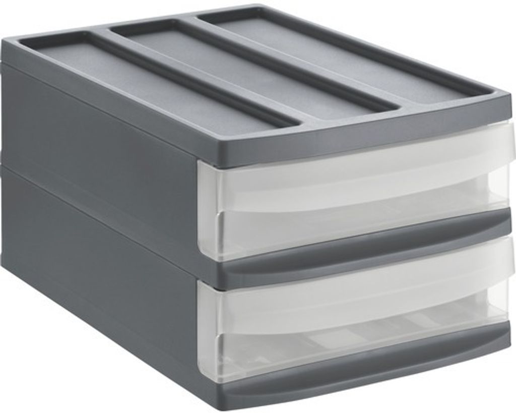 Zásuvkový box Rotho M Duo SYSTEMIX dve zásuvky po 4,5 l - Obrázok produktu 