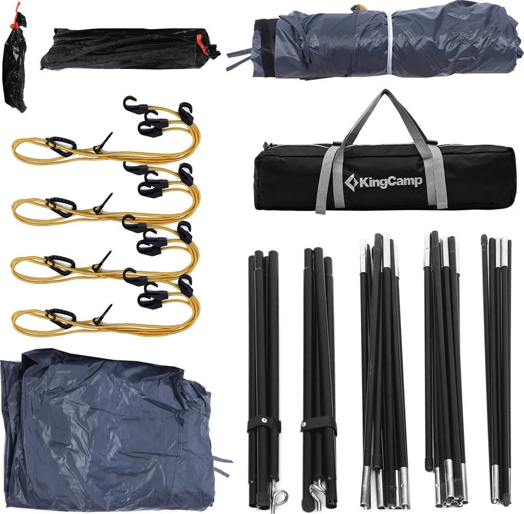 Tente KING CAMP Compass Plus - Abri multifonction avec toit étanche - 2
