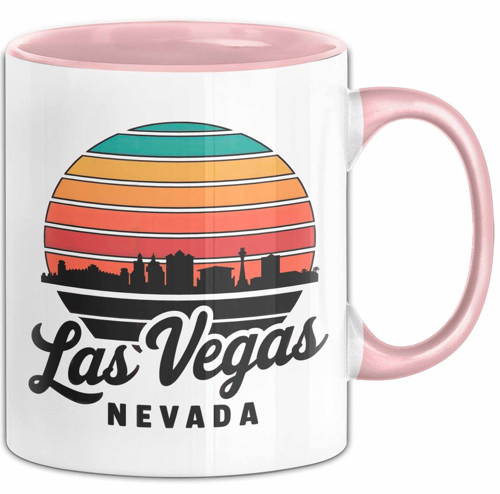 Las Vegas Nevada USA Tasse Geschenk Lustige Geschenkidee Spruch (Rosa)