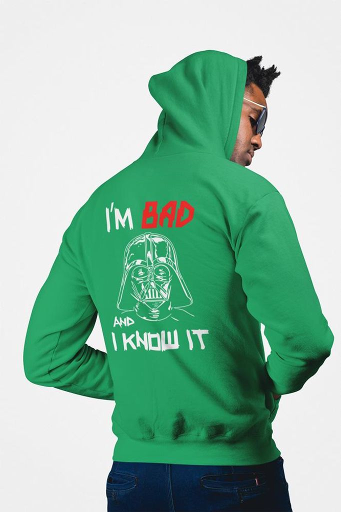 D&B Uni Hoodie ZIPMO00072 Star Wars Grün-Größe S