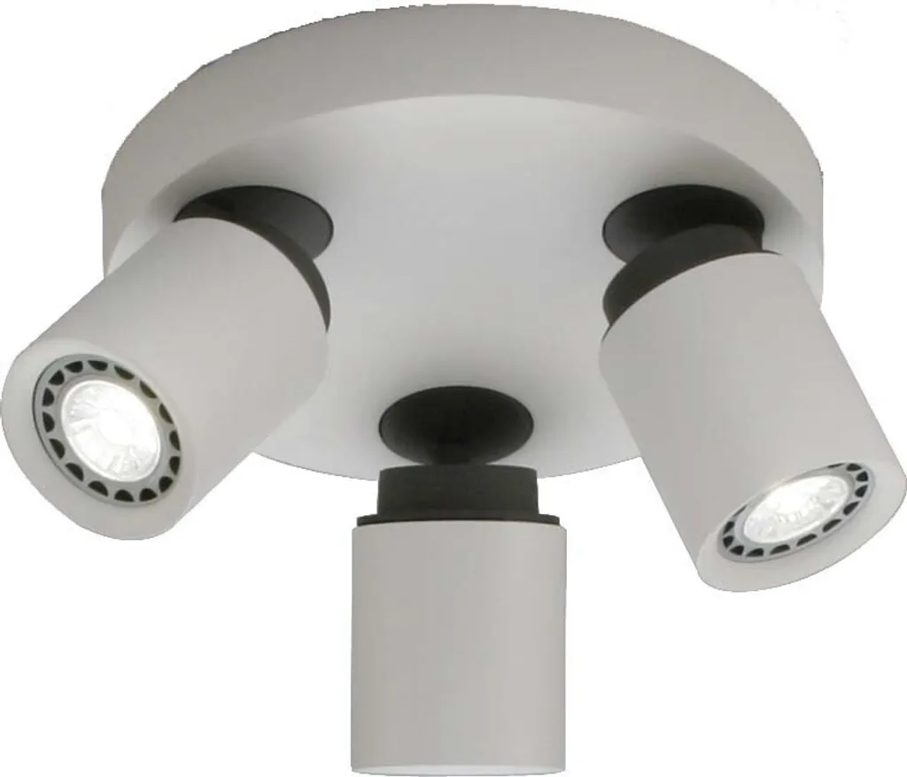 Spot de surface LED 3xGU10 solution éclairage puissant pour plafond