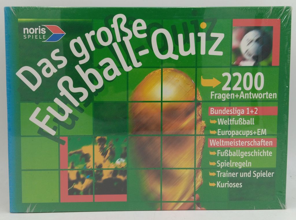 noris SPIELE 610/4506 Das große Fußball-Quiz mit 2200 Fragen und Antworten