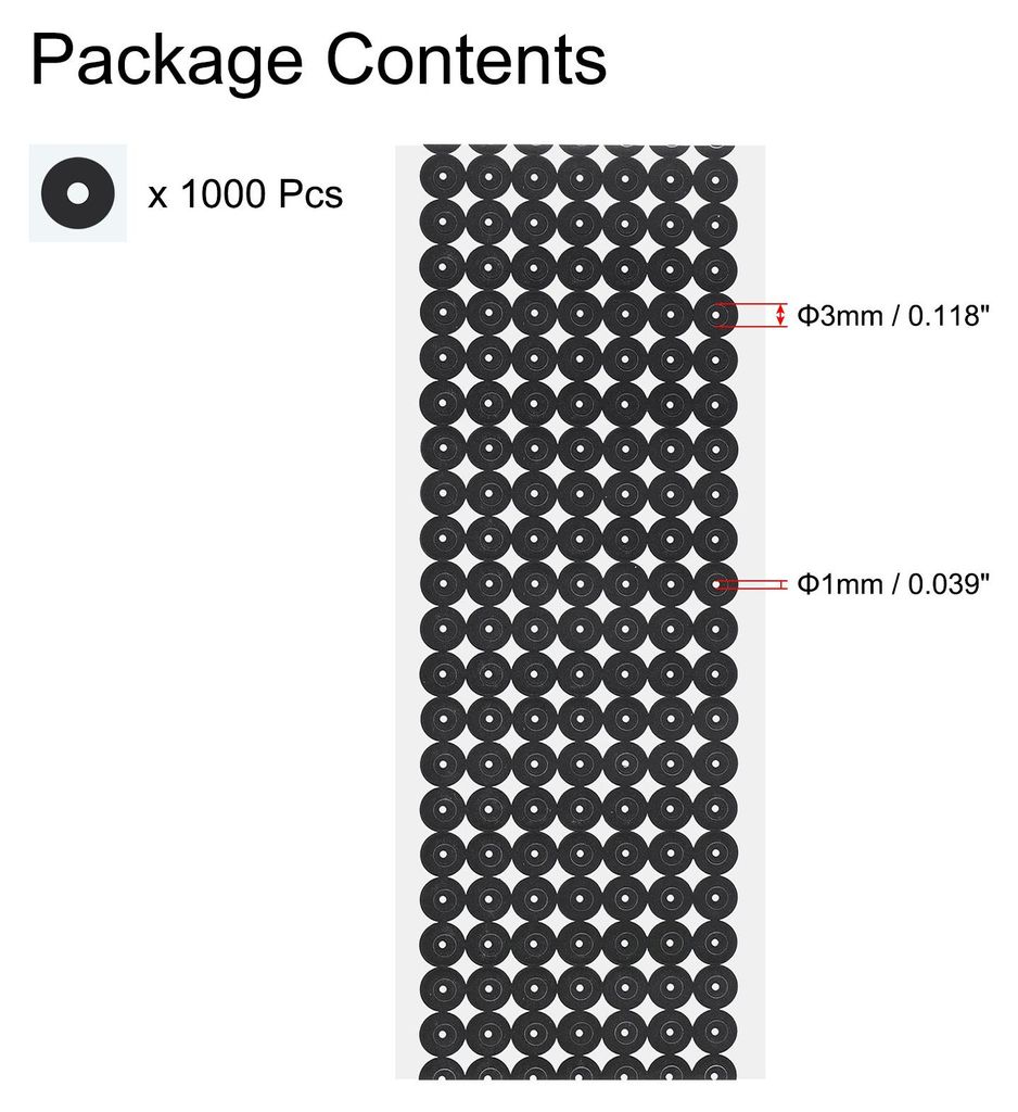 1000Stk 3D Scanner Marker 1mm 3D-Scanner-Punkte fš¹r 3D Scanner 3D Tracking Punkte Referenz Punkt Marker 3D Ziel Diffuse Reflexions Marker fš¹r...