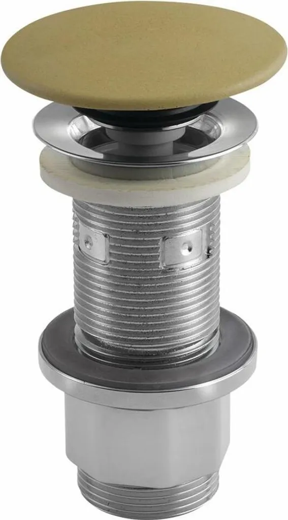 Scarico Click-Clack 5/4 Giallo Opaco Design Calcestruzzo 10-80mm