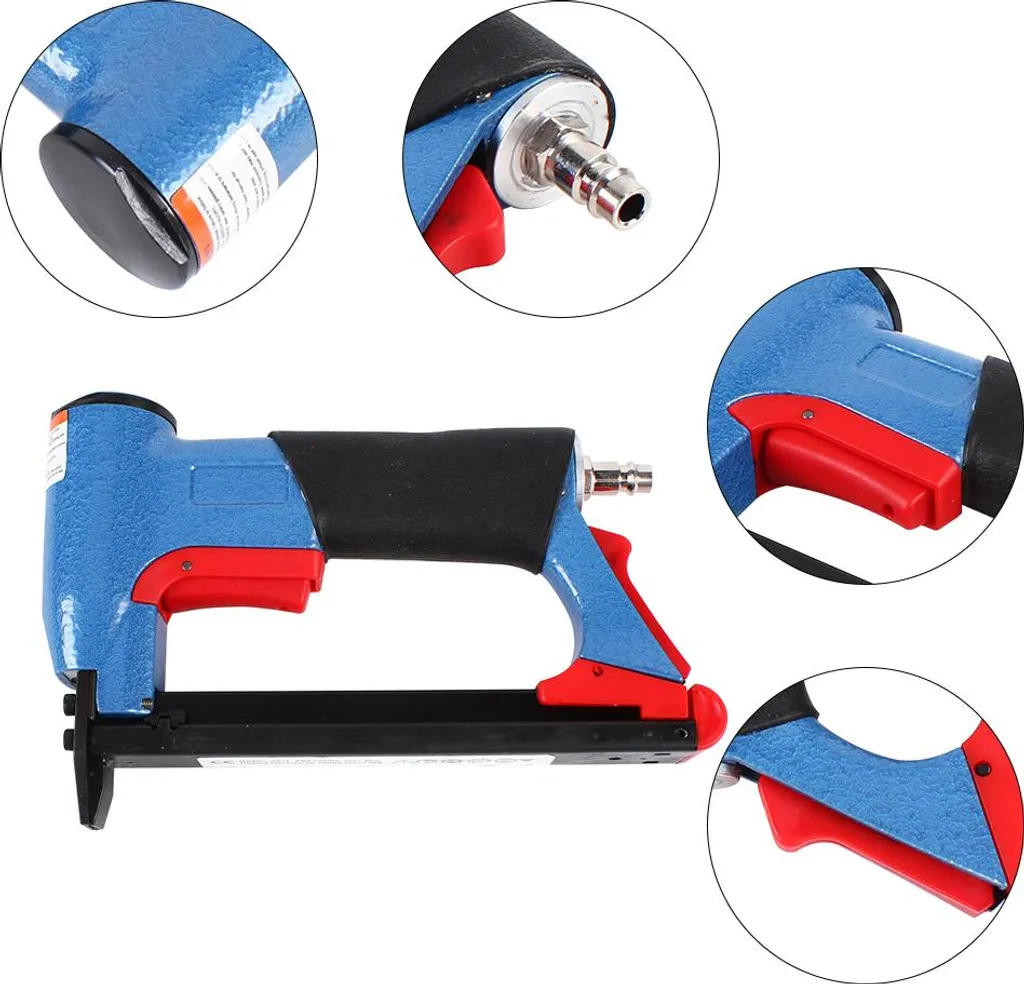 Agrafeuse pneumatique polyvalente pour la fixation de panneaux bois