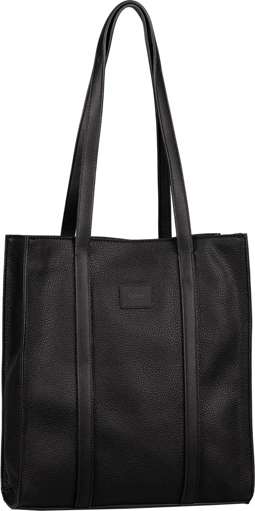 Sac cabas noir Gabor Elfie M - Élégant sac à main zippé pour femme