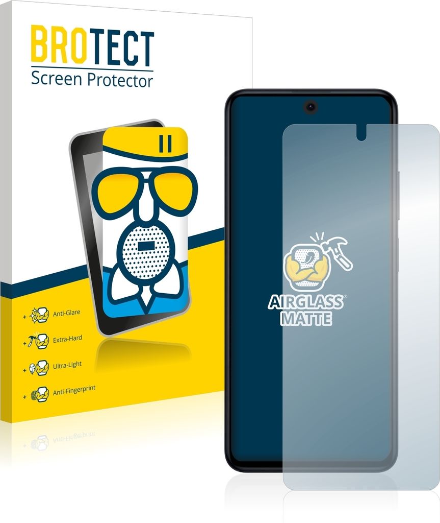 BROTECT Entspiegelungs Schutzglas für Xiaomi Poco X4 GT Schutzfolie Panzer Folie Glas Display Schutz matt