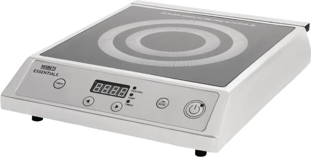 Plaque à induction Nisbets Essentials 2700W noire pour cuisson rapide - 8
