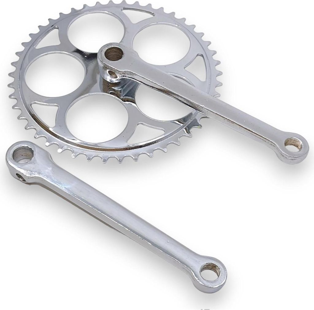 Vintage Singlespeed Tretkurbel 46 Zähne Stahl Produktbild 