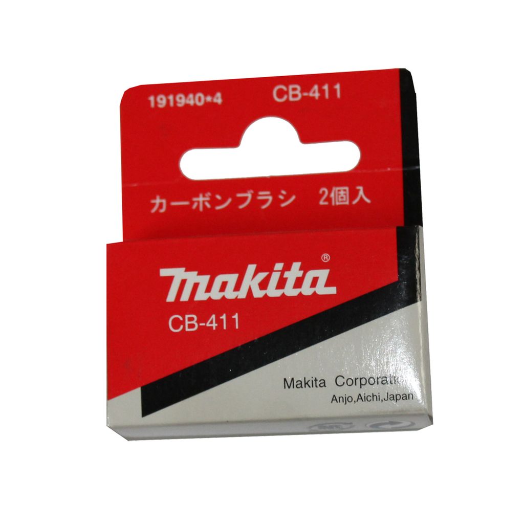 Makita Kohlebürsten CB-411 - 11,7 x 8,9 x 6 mm Produktbild 