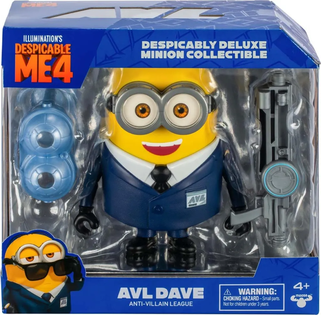 Mega Minion Dave AVL Squad 10cm : Figurine Articulée Détails Ultra