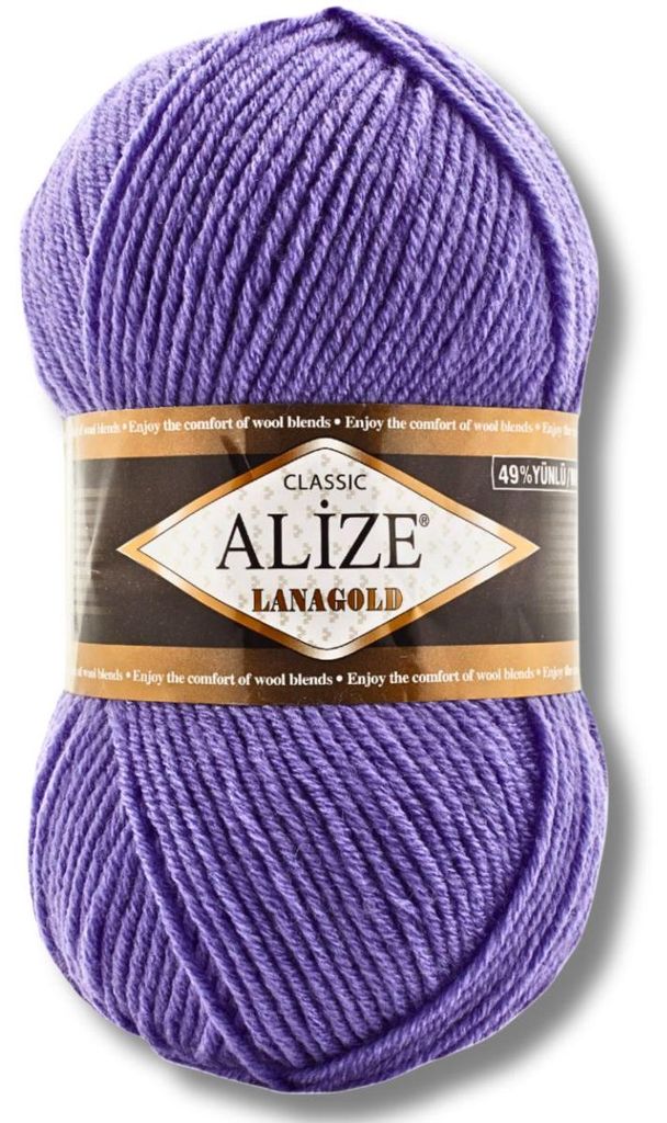 Alize 1x 100g Lanagold Wolle, Uni, Häkeln, Stricken (851)