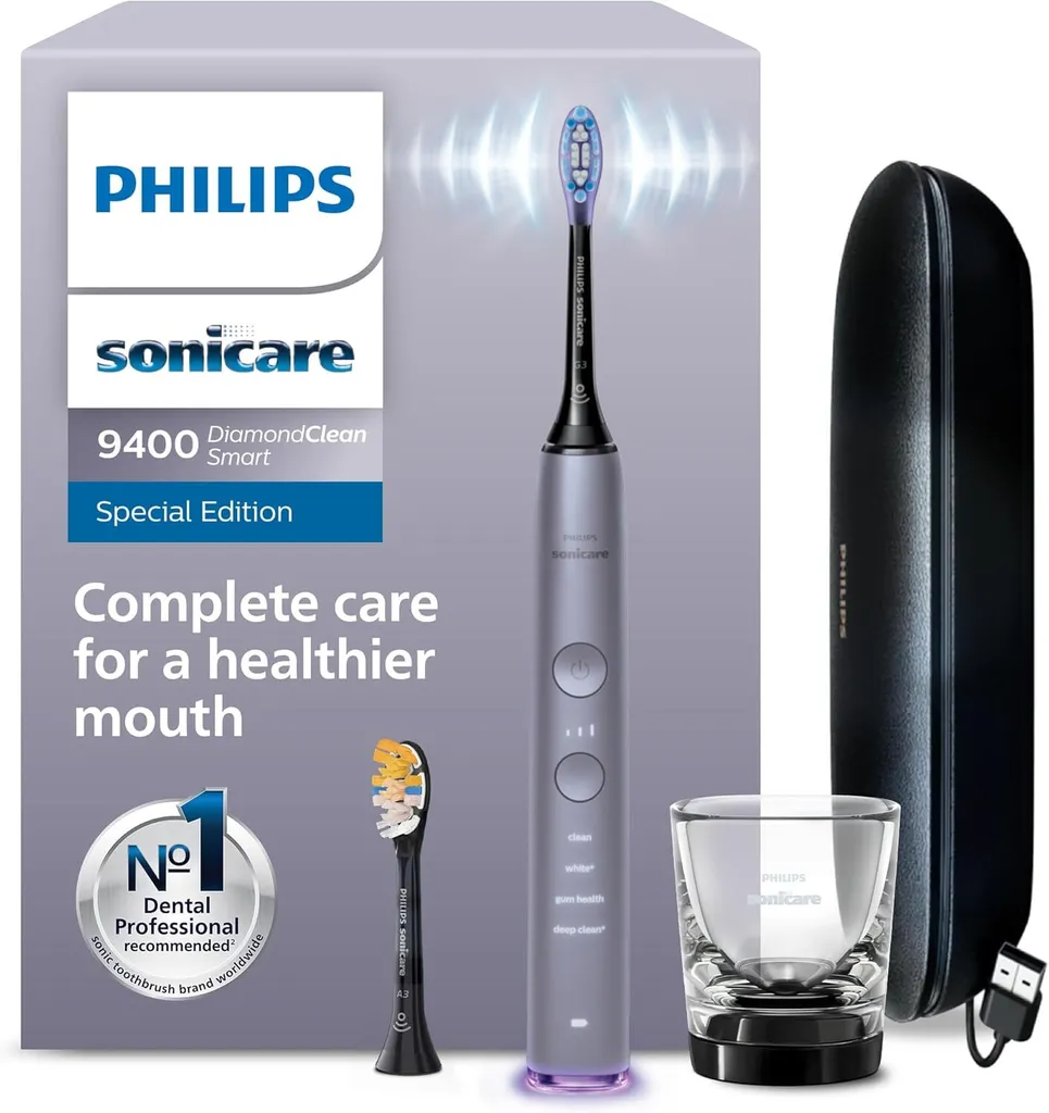 Philips DiamondClean 9400 Brosse à dents Smart avec Capteur de Pression