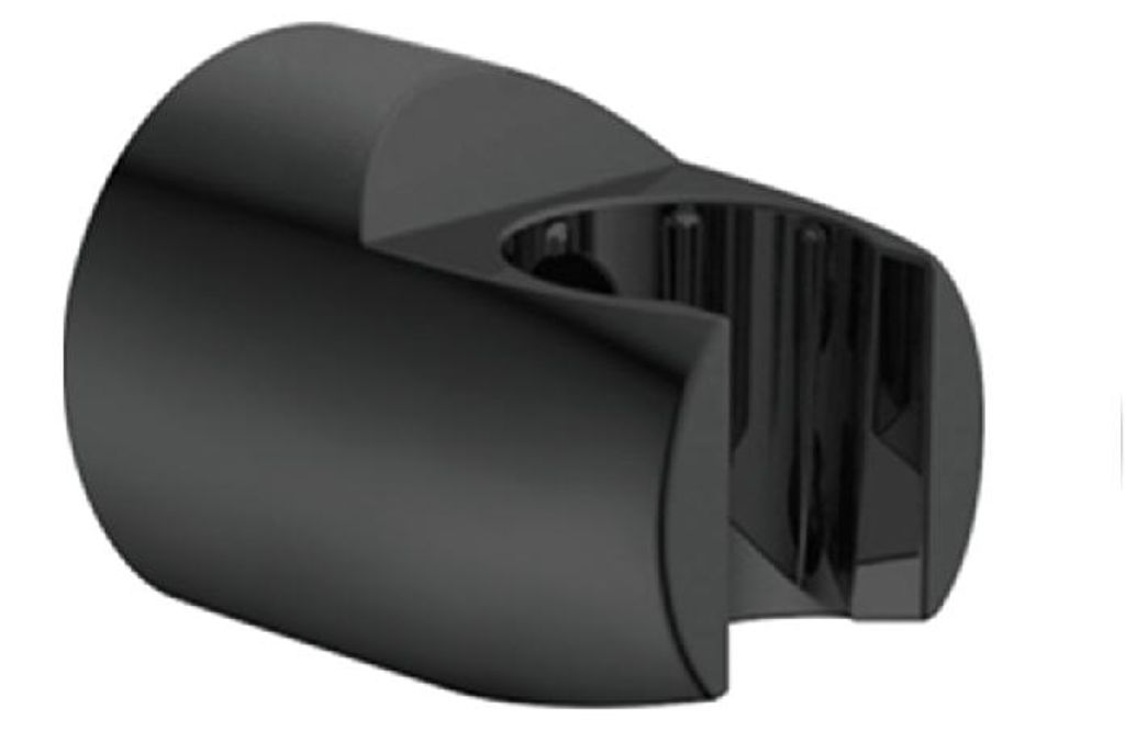 DXZ-14BL Brausehalter, Schwarz matt, für Wandmontage Produktbild 