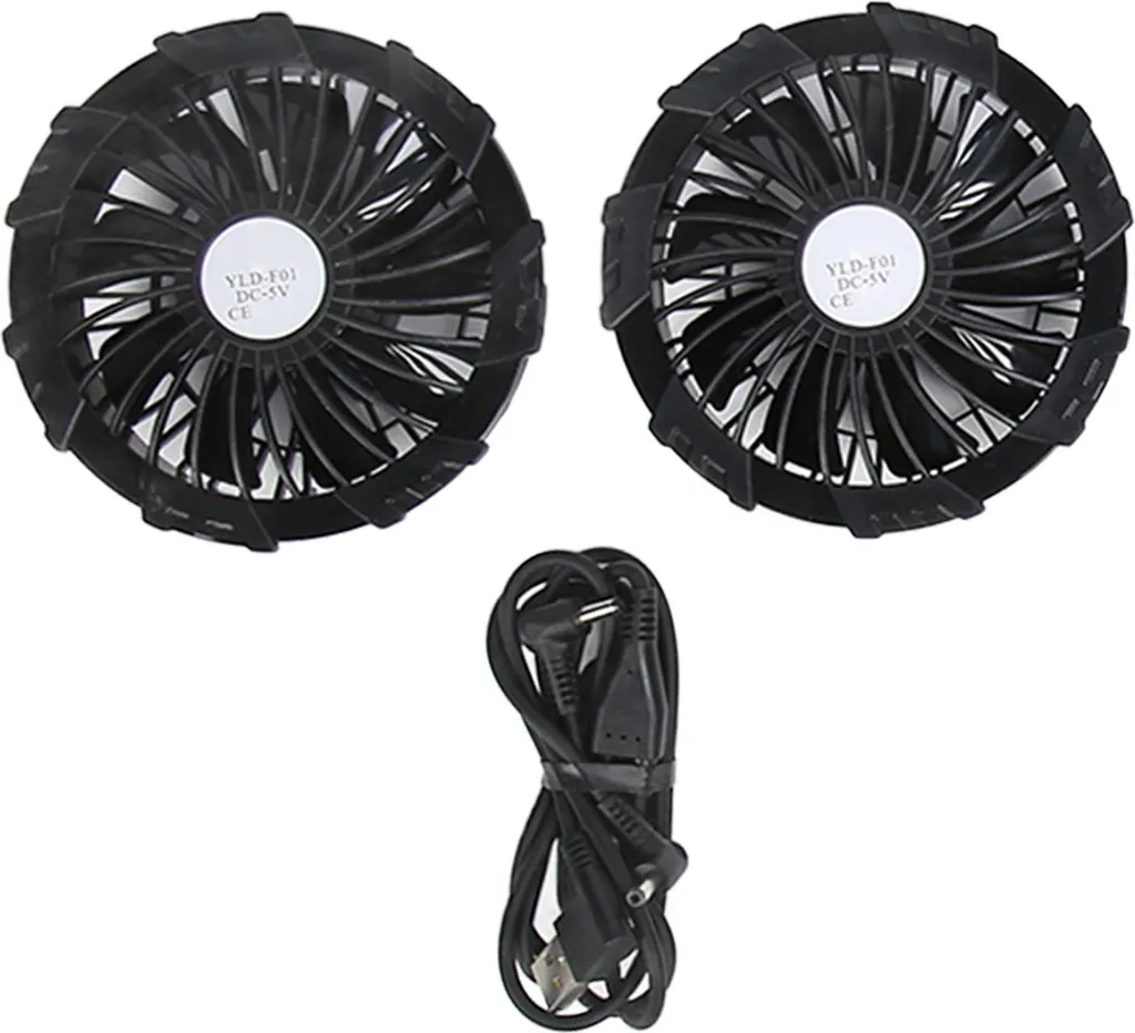 Gilet de refroidissement avec ventilateur ajustable 3 niveaux Taille S