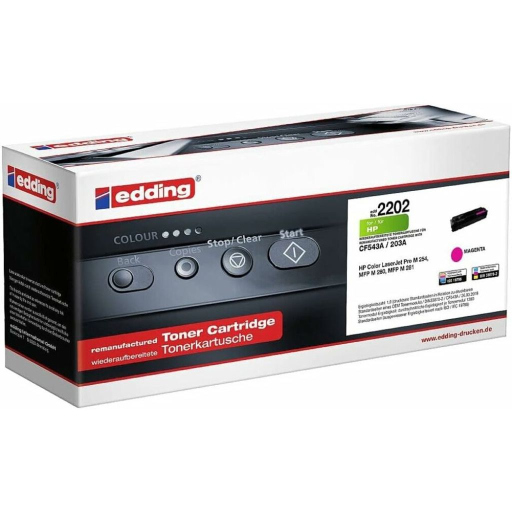 edding EDD-2202 magenta Toner ersetzt HP 203A (CF543A)