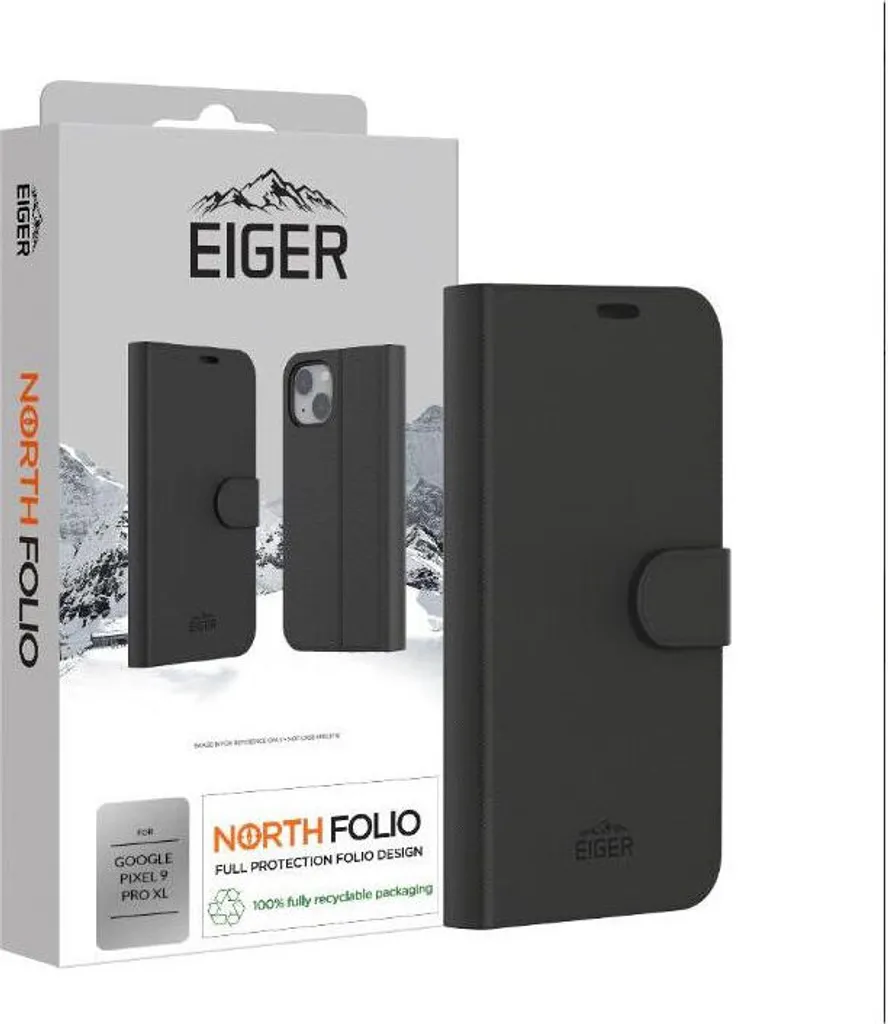 Eiger NorthFolio Google Pixel 9 Pro XL Nero | La Cover a Prova di Bimbo