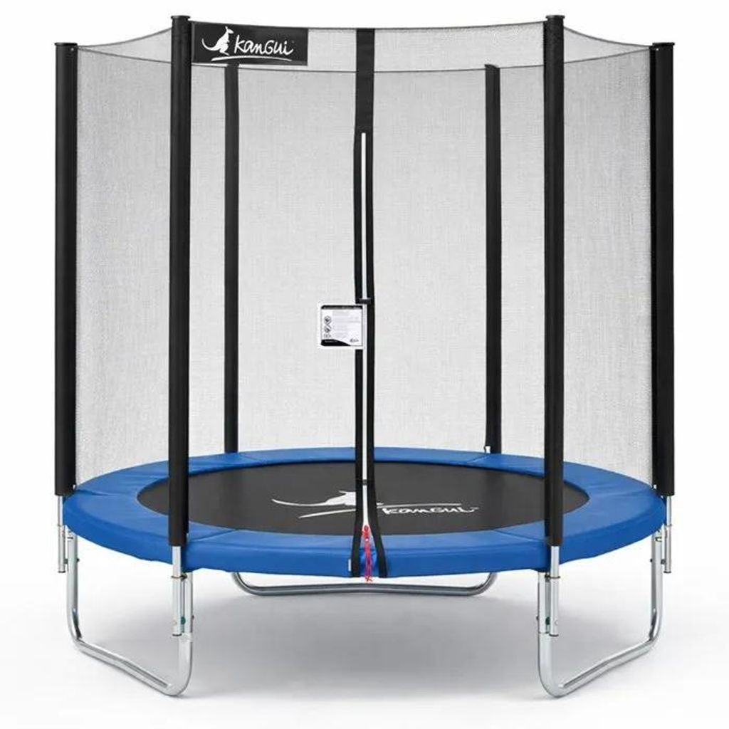 Trampolin – Ø 180 cm – Blau – KANGUI – Mit Sicherheitsnetz