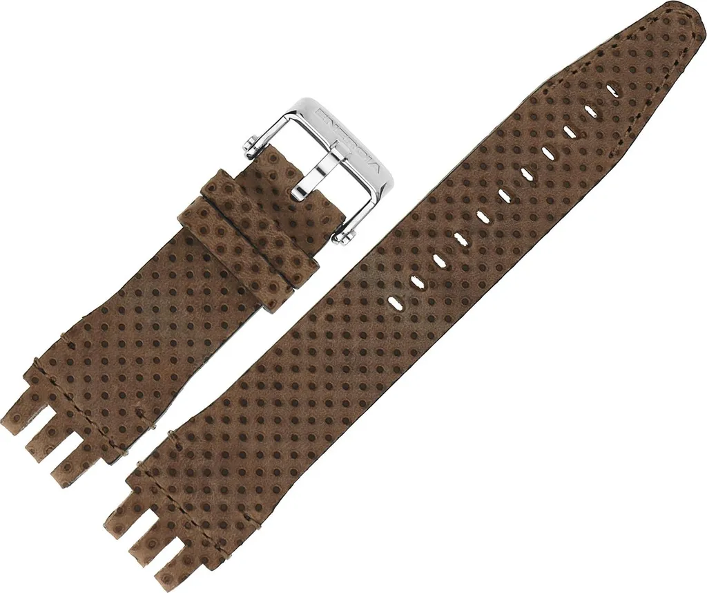 Ceinture cuir marron 3 XL Energia perforée A539 confort et maintien